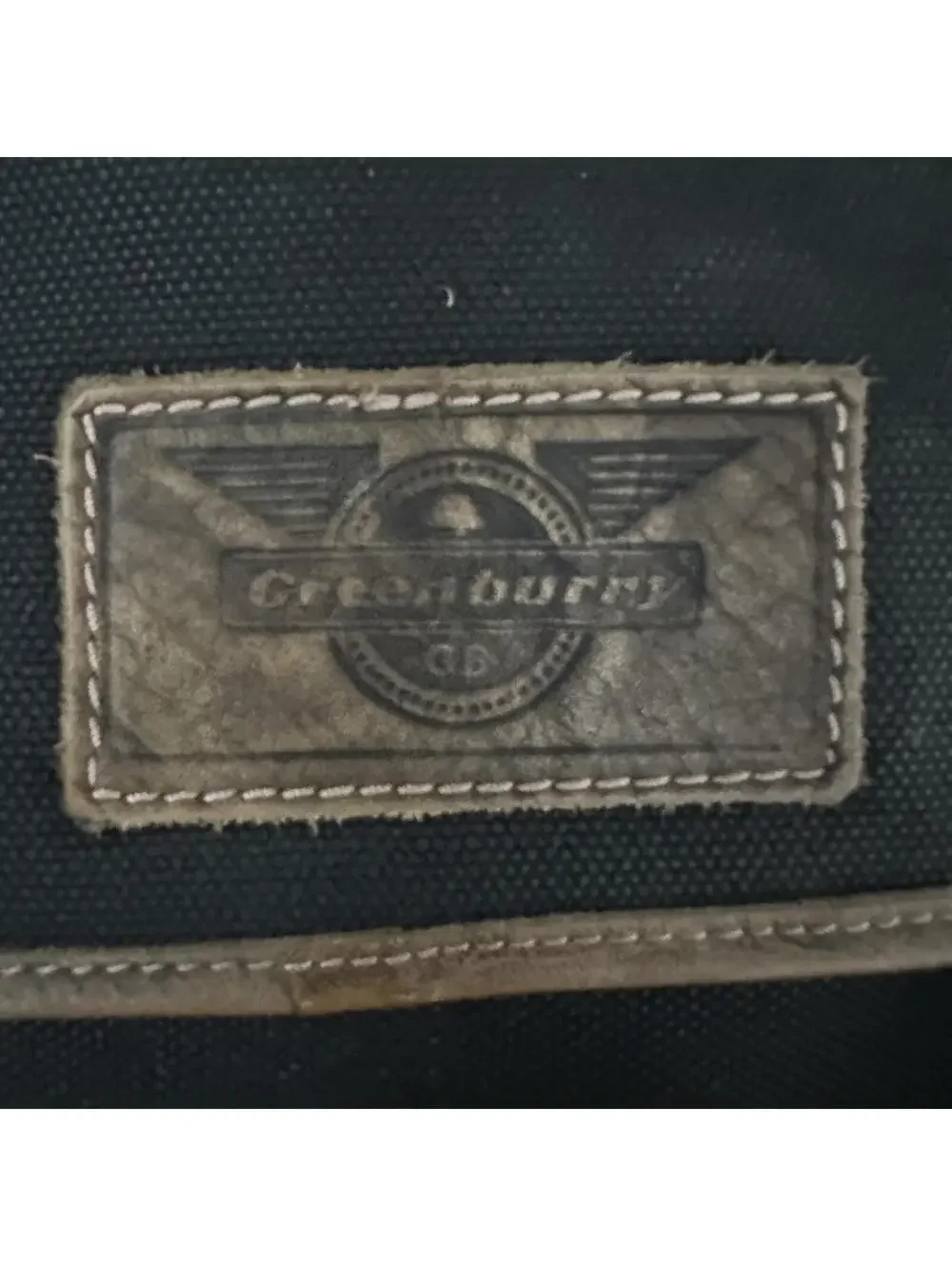 Greenburry Aviator Messenger Bag charcoal anthracite canvas Model 1163-20